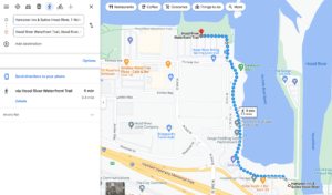 Walk to Event site